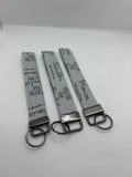 Your Favorite TV Show Key Fob Wristlet