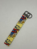Your Favorite Classic Cartoon Key Fob Wristlet – Yellow
