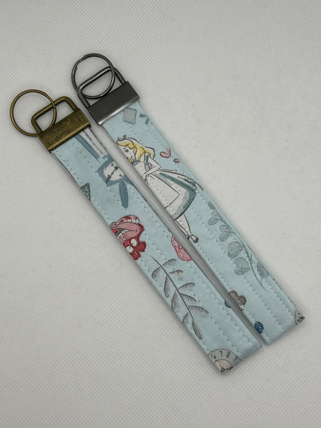 Your Favorite Storybook Wonderland Key Fob Wristlet – Soft Blue