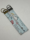 Your Favorite Storybook Wonderland Key Fob Wristlet – Soft Blue