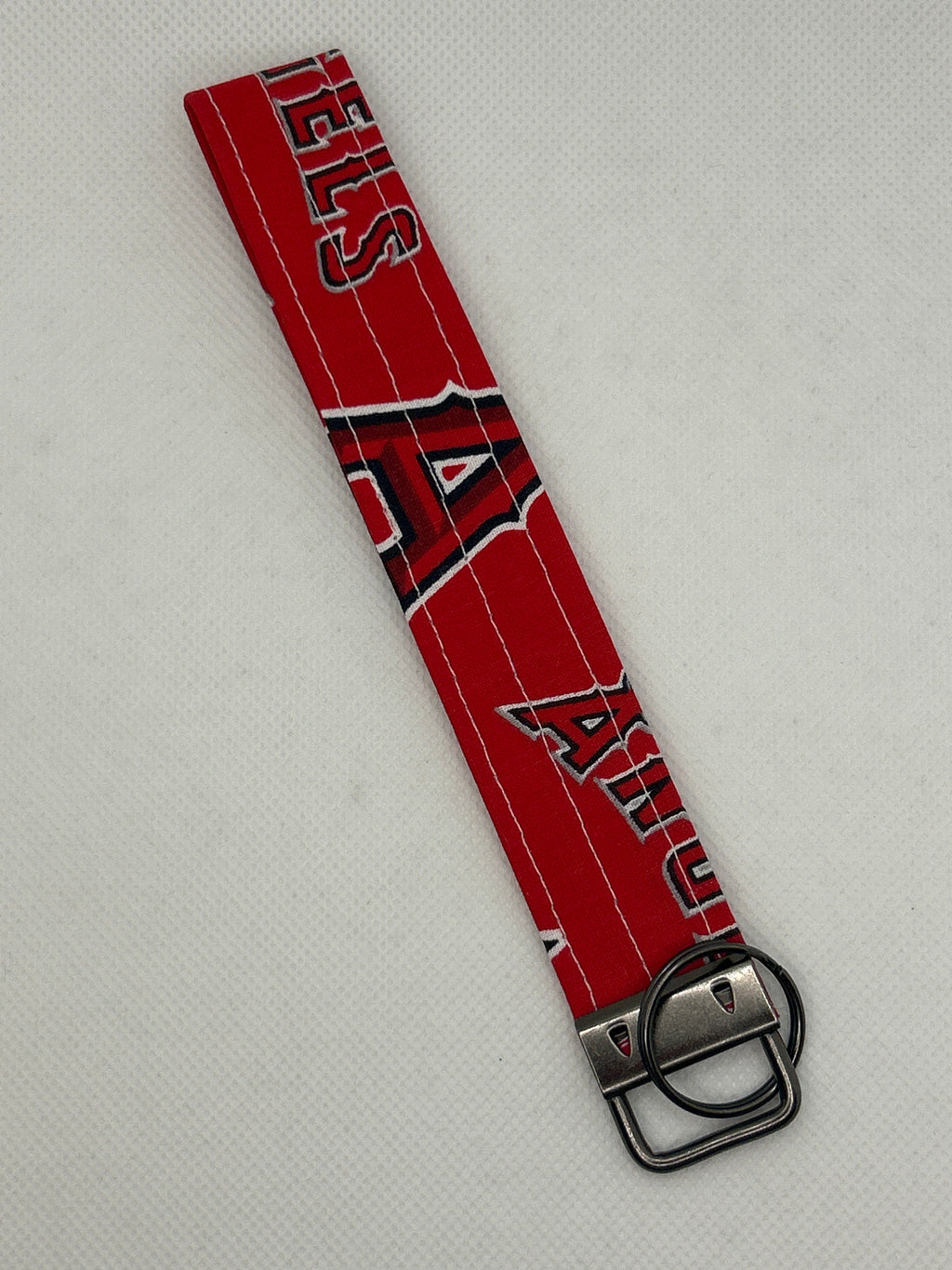 Your Favorite Baseball Team Key Fob Wristlet – Red