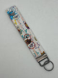 Your Favorite Animated Princess Characters Key Fob Wristlet – Pastel