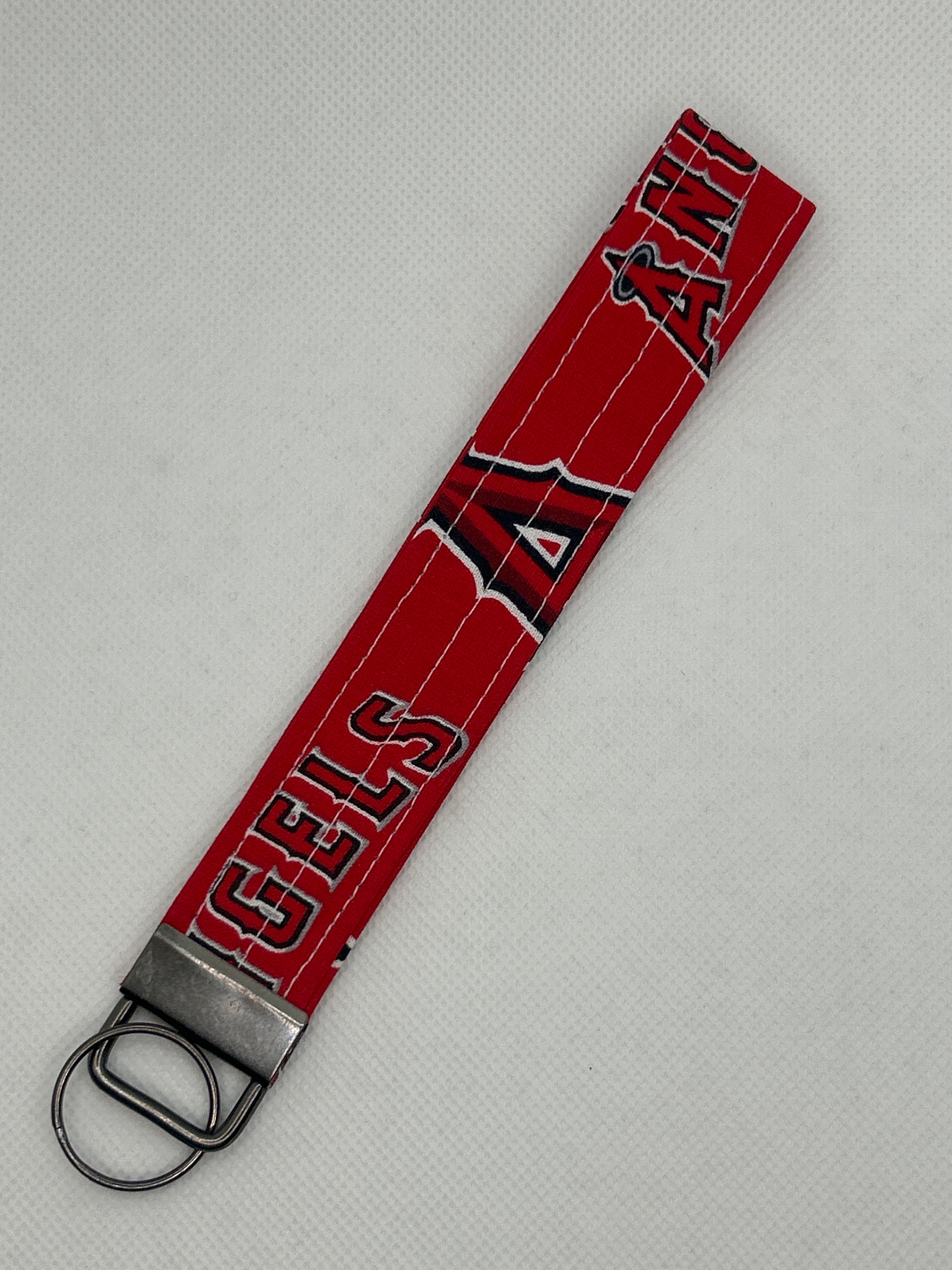 Your Favorite Baseball Team Key Fob Wristlet – Red