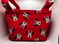 Handmade "Your Favorite Cartoon Character" Gift Basket Tote Bag – Red Polka Dot